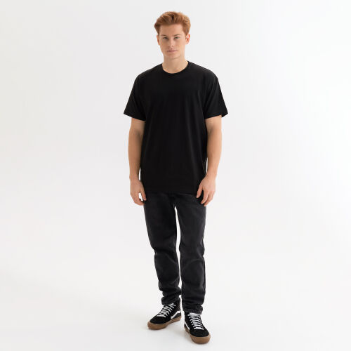 Футболка унисекс Крис (Kris), 150 гр., черная, размер XS 2