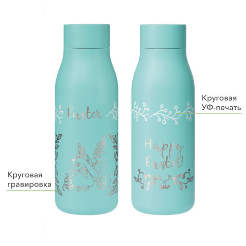 Термобутылка вакуумная герметичная Sevilla, аква 5