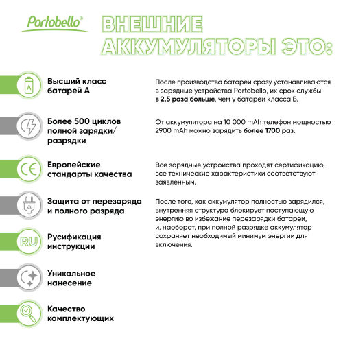 Внешний аккумулятор Atlantis PD Plus 10000mAh с функцией беспров 7