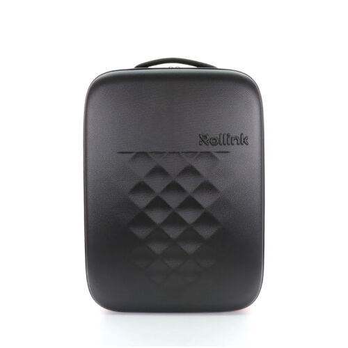 Чемодан складной Rollink Earth 55x40x20 см, 2 колеса, черный/син 19