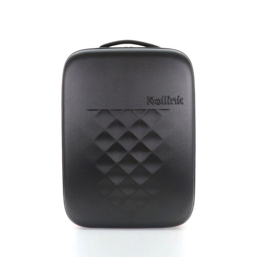 Чемодан складной Rollink Earth 55x40x20 см, 2 колеса, черный/зел 18