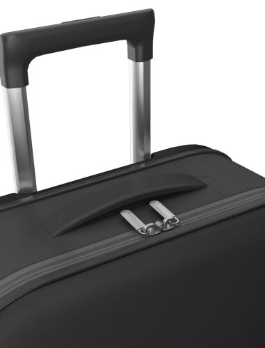 Чемодан складной Rollink Vega II 55x40x20 см, 2 колеса, черный 12