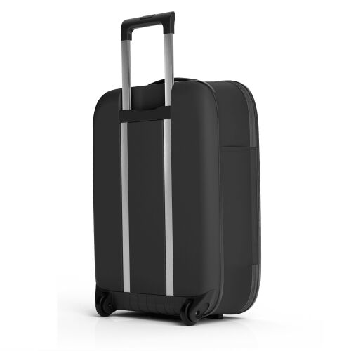 Чемодан складной Rollink Vega II 55x40x20 см, 2 колеса, черный 2