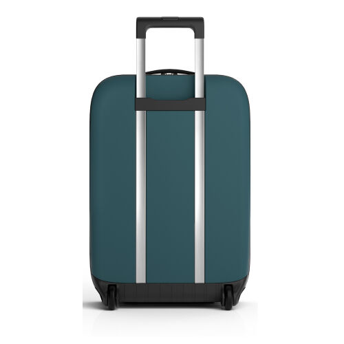 Чемодан складной Rollink Vega II 55x40x20 см, 2 колеса, сине-зел 11