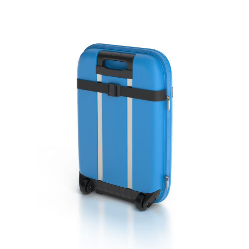 Чемодан складной Rollink Aura 55x40x20 см, 2 колеса, синий 13