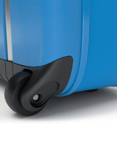 Чемодан складной Rollink Aura 55x40x20 см, 2 колеса, синий 1