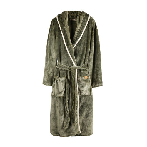 Банный халат VINGA Louis из rPET GRS, S-M, унисекс, 350 г/м² 4 Банный халат VINGA Louis из rPET GRS, S-M, унисекс, 350 г/м² 4