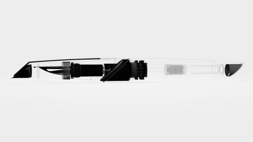 Перьевая ручка PININFARINA PF Two BLACK 6 Перьевая ручка PININFARINA PF Two BLACK 6