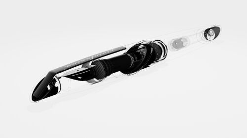 Перьевая ручка PININFARINA PF Two BLACK 5 Перьевая ручка PININFARINA PF Two BLACK 5