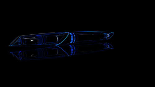 Перьевая ручка PININFARINA PF Two BLUE 2 Перьевая ручка PININFARINA PF Two BLUE 2
