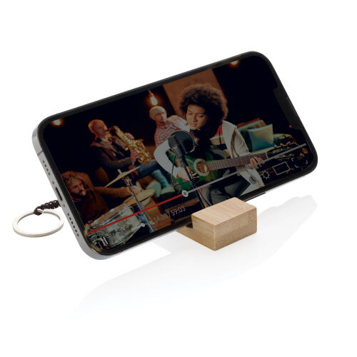 Бамбуковая мини-подставка для телефона Standkey с кольцом для кл 3 Бамбуковая мини-подставка для телефона Standkey с кольцом для кл 3