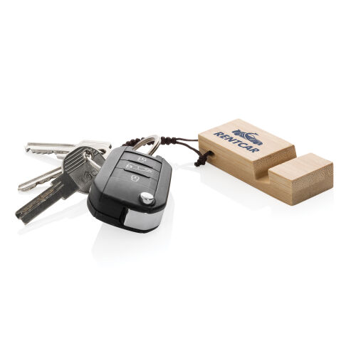 Бамбуковая мини-подставка для телефона Standkey с кольцом для кл 1 Бамбуковая мини-подставка для телефона Standkey с кольцом для кл 1