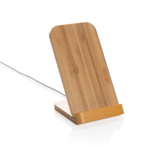 Док-станция Bamboo FSC® для беспроводной зарядки, 5 Вт 8