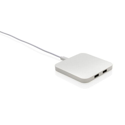 Беспроводная док-станция из переработанного пластика RCS с USB-п 1 Беспроводная док-станция из переработанного пластика RCS с USB-п 1