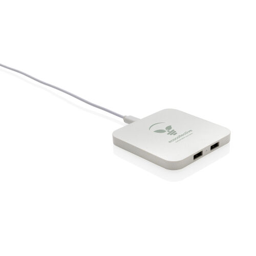 Беспроводная док-станция из переработанного пластика RCS с USB-п 1 Беспроводная док-станция из переработанного пластика RCS с USB-п 1