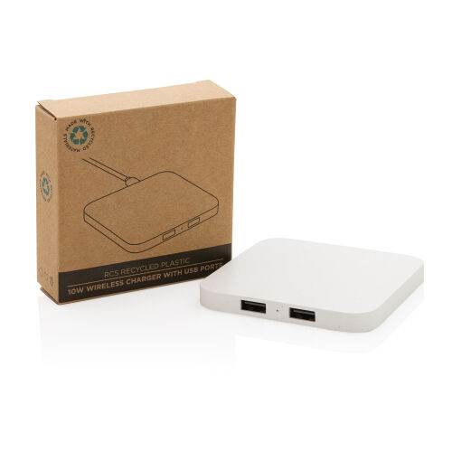 Беспроводная док-станция из переработанного пластика RCS с USB-п 2 Беспроводная док-станция из переработанного пластика RCS с USB-п 2