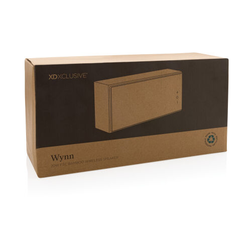 Беспроводная колонка Wynn из бамбука FSC®, 20 Вт 7 Беспроводная колонка Wynn из бамбука FSC®, 20 Вт 7