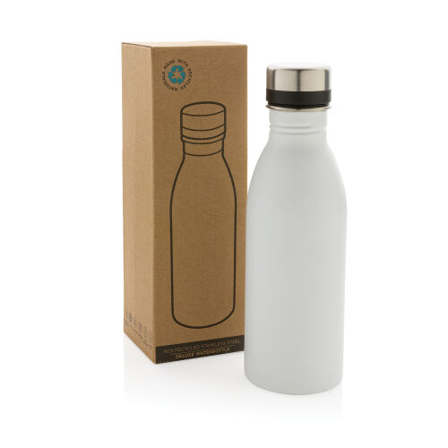 Бутылка для воды Deluxe из переработанной нержавеющей стали, 500 2 Бутылка для воды Deluxe из переработанной нержавеющей стали, 500 2