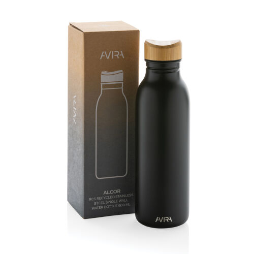 Бутылка для воды Avira Alcor из переработанной стали RCS, 600 мл 2 Бутылка для воды Avira Alcor из переработанной стали RCS, 600 мл 2