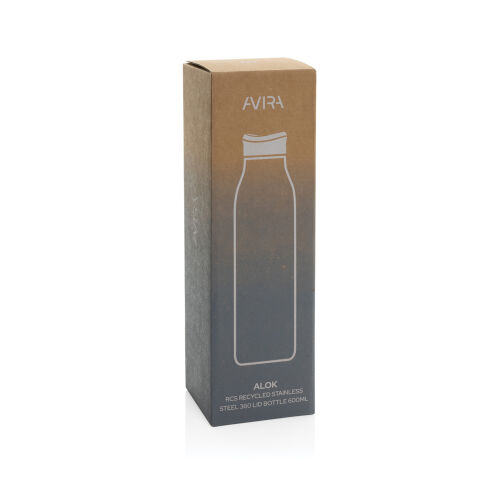 Термобутылка Avira Alok из переработанной стали RCS, 600 мл 10