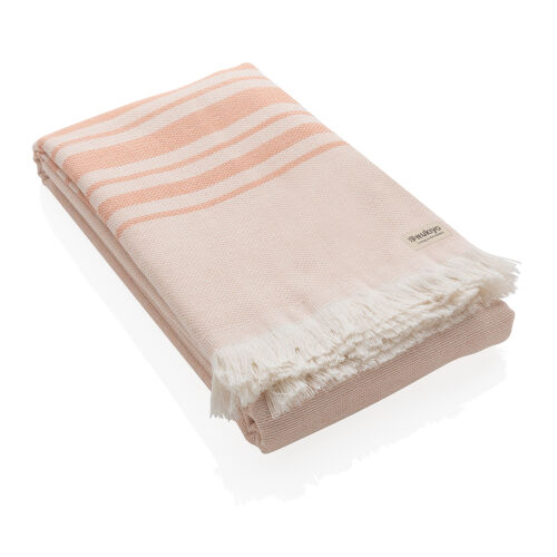 Накидка Ukiyo Yumiko из переработанного хлопка AWARE™, 100x180 с 2 Накидка Ukiyo Yumiko из переработанного хлопка AWARE™, 100x180 с 2