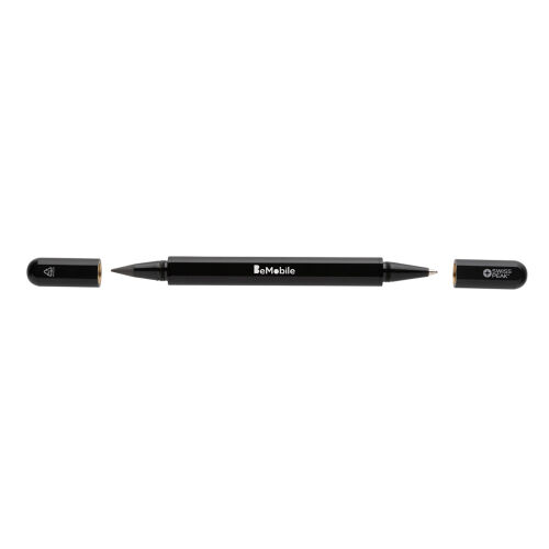 Ручка с двойным наконечником Swiss Peak Storm из переработанного 3