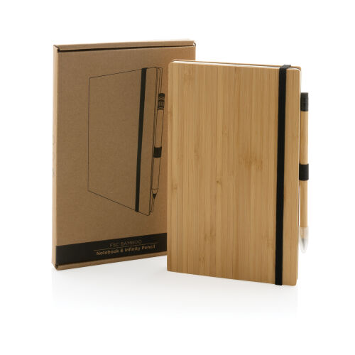Блокнот с вечным карандашом Bamboo FSC® 2 Блокнот с вечным карандашом Bamboo FSC® 2