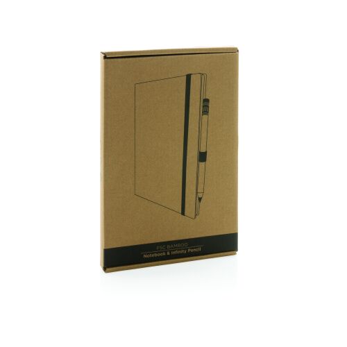 Блокнот с вечным карандашом Bamboo FSC® 7 Блокнот с вечным карандашом Bamboo FSC® 7