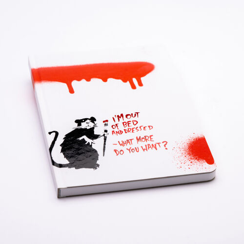 Блокнот линованный Pininfarina Banksy Крыса из каменной бумаги,  8