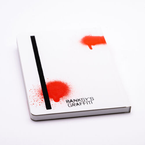 Блокнот линованный Pininfarina Banksy Крыса из каменной бумаги,  9