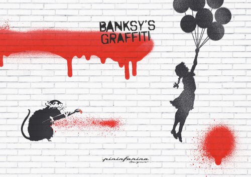 Блокнот линованный Pininfarina Banksy Крыса из каменной бумаги,  7