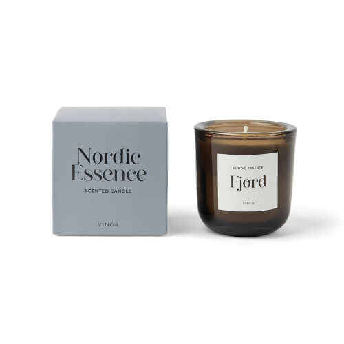 Маленькая ароматическая свеча VINGA Nordic Essence в стекле 1