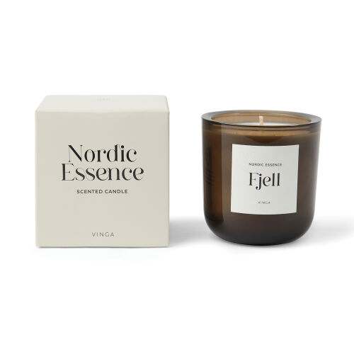 Большая ароматическая свеча VINGA Nordic Essence в стекле 1