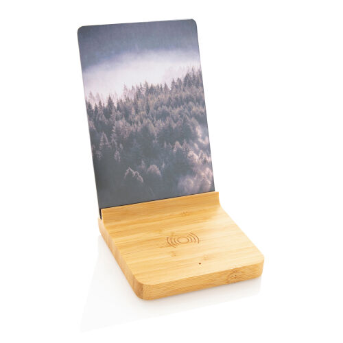 Док-станция для беспроводной зарядки с фоторамкой Bamboo, 5 Вт 1 Док-станция для беспроводной зарядки с фоторамкой Bamboo, 5 Вт 1
