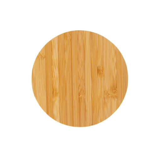 Круглая док-станция Bamboo FSC® для беспроводной зарядки, 5 Вт 2 Круглая док-станция Bamboo FSC® для беспроводной зарядки, 5 Вт 2