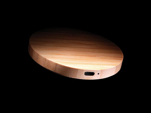 Док-станция Bamboo FSC® для беспроводной зарядки, 15 Вт 6 Док-станция Bamboo FSC® для беспроводной зарядки, 15 Вт 6