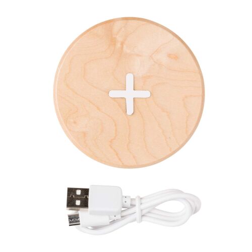 Док-станция для беспроводной зарядки Wood, 5W 5 Док-станция для беспроводной зарядки Wood, 5W 5
