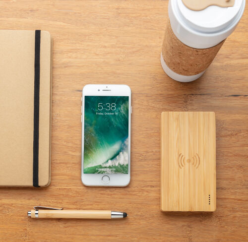 Экологичный внешний аккумулятор Bamboo, 4000 mAh 2 Экологичный внешний аккумулятор Bamboo, 4000 mAh 2