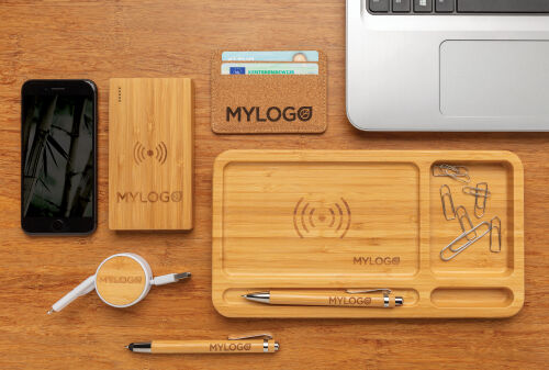 Экологичный внешний аккумулятор Bamboo, 4000 mAh 7 Экологичный внешний аккумулятор Bamboo, 4000 mAh 7