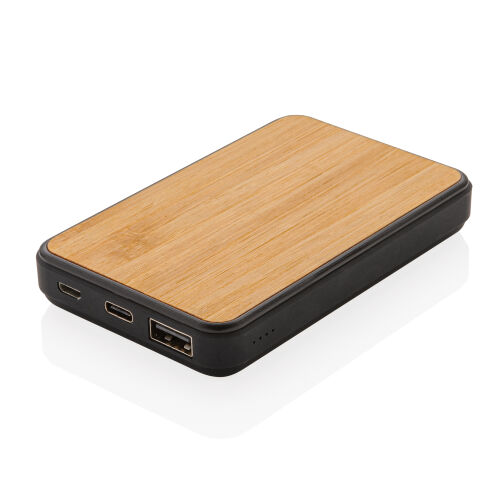 Бамбуковый карманный внешний аккумулятор Fashion, 5000 mAh 8