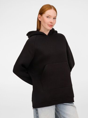 Худи унисекс оверсайз Easy Street, черное, размер XL/XXL 3