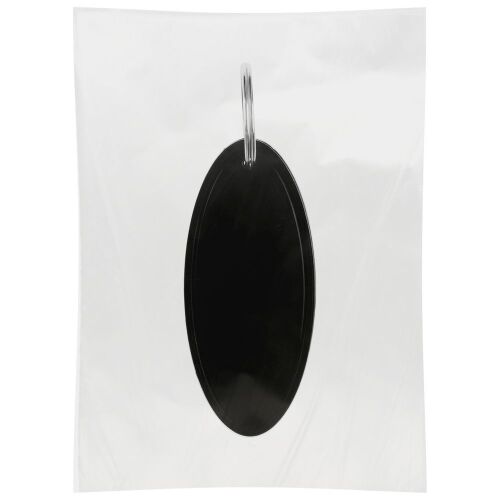 Брелок «Овал», черный 5