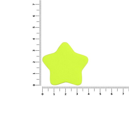 Наклейка тканевая Lunga Bial, M, желтый неон 2