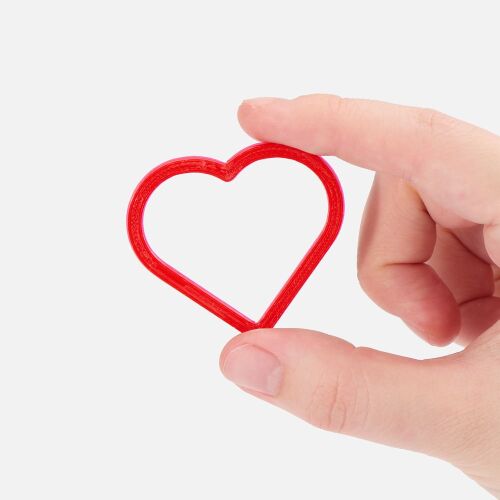 Подвеска Contour, 3D-печать на заказ, сердце 2