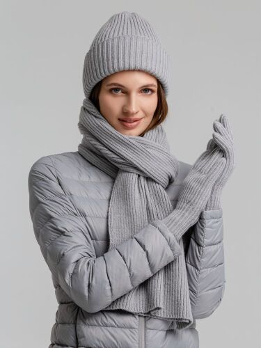 Перчатки Bernard, светло-серые, размер L/XL 4