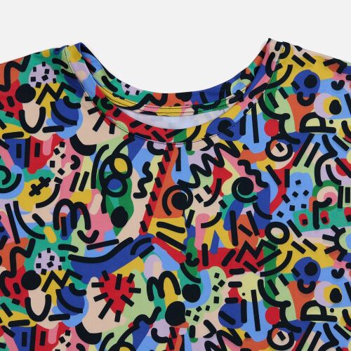 Футболка унисекс Senti с полной запечаткой на заказ, размер S 3