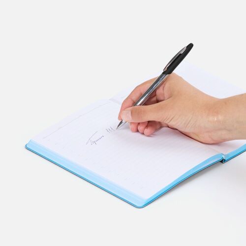 Ручка шариковая Dagger Soft Touch, черная 4