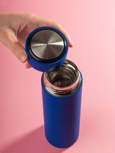 Термос с ситечком Percola, синий 6