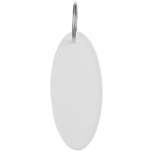 Брелок «Овал», белый 3