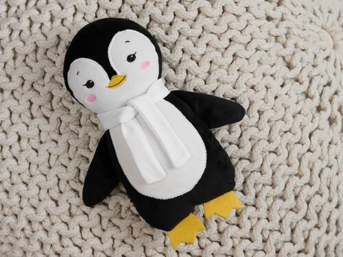 Мягкая игрушка Beastie Toys, пингвиненок с белым шарфом 3